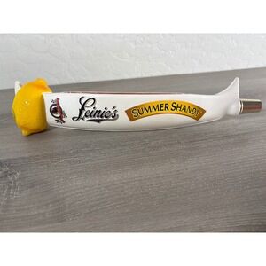 Leinenkugel's Summer Shandy Canoe Lemon Beer Tap Handle 13 Inch Leinie's Barware